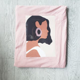 2020 summer character t-shirts fashion girls tops short sleeve printing t-shirts korean women clothes 95%