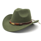 Women Vintage Cowboy Fluffy Hat with Rhinestone Ladies Girls Cowgirl Glitter Hat Cap Headwear for Fancy Dress Cosplay