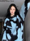 Fashion Streetwear Sweater Women Winter High Street Vintage Long Sleeve Pullover Casual Y2k Knit Loose Sweater 2023