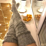 Zingj Style Knitting Socks Over The Knee Long Tube Long Pile Socks For