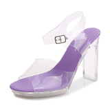 Zingj New Korean Version Of The Runway Show Model Shoes Flat Heel Sexy Black Waterproof Table 11CM High Heel Sandal Female