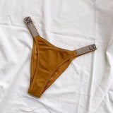Letter Rhinestone Sexy Underwear Fitness Sports Hip Lifting Satin Panties Thong Low Waist Seamless Briefs Tanga