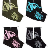 Style Children's Trousers Street Trend Alphabet Printing Children's Elastic Overalls Casual