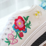 Zingj Shoes, Sports Shoes Casual Shoes Students Canvas Shoes Girl Shoes A Foot Pedal Embroidered Cloth