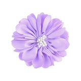 Pcs/lot New Sweet Chiffon Fabric Flower Hair Clips For Girls Safety Hairpin Boutique Barrettes Headwear Kids Hair