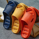 Family Home Womens Slippers Summer Indoor Slippers Soft Sole Shoes Non-Slip Platform House Ladies mans Bathroom