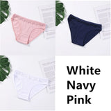 Cotton Panties Underwear Solid Women Sexy Lace Underpants Soft Briefs Set Female Intimates Plus Size Lingerie Panty