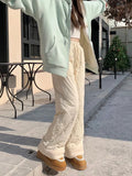 Puffer Thick Fleece Warm Pants- Outfit