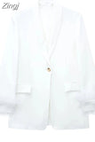 Black Feather Blazer Women Button Fashion Woman Blazer 2023 Casual Elegant Womens Jackets Long Sleeve Women's Winter