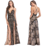 club Party Sequin maxi Dress women summer dress elegant bodycon vintage woman Long dresses clothes vestidos