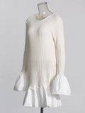 French First Love Dress 2025 New Shenzhen Nanyan Oil Fashion Collar Horns Sweet Style Dress Women's