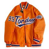 new letter stitching jacket coat men's hip-hop trend fried street fashion brand baseball uniform couple casual loose