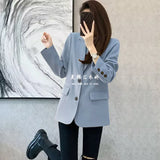 Zingj Spring And Autumn New Small Suit Jacket Female Hot Style Temperament Leisure Slim Show Thin Students Small Suit