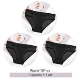 3PCS/Set Transparent Mesh Women's Panties Low Waist Ladies Briefs Female Underpants Fashion Girl Panty Lingerie