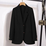 Zingj And Autumn Suit Jacket Female Small Man 2024 Spring And Autumn New Korean Version Temperament Goddess Fan Small Leisure Small