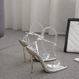 High Heels New Diamond Cross Ribbon High Heel Straps Beautiful Summer