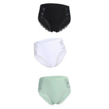 Hot Sale Cotton Panties Comfot Seamless High Waist Women's Panties Solid Lace Briefs Underwear Sexy Plus Size