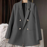 And Autumn Small Suit Jacket Women 2025 New Korean Version Of Loose Leisure Net Red Coffee-Color Suit Women's