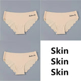 Seamless Panties Ladies Thong Plus Size Women Sexy G String Low Waist Panty Solid Ice Silk Intimates Underwear M-XL
