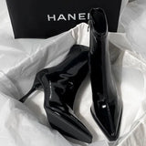 Pointed High And Thin Boots Women 2025 Autumn And Winter New Small Design Fine And Thin