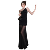 2025 Summer New Women's High-End Feeled Sideline Collar Long
