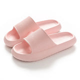 Thick Platform Slippers Summer Beach Eva Soft Sole Slide Sandals Leisure Men Ladies Indoor Bathroom Anti-slip
