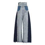 Trend Jeans Women's 2025 New High Waist Loose Thin Color Long Bell Bottoms Mop Pants