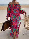 Autumn Fashion Casual Shoulder-Strapped Holiday Dress Two-Piece