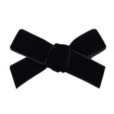 Velvet Hair Bows For Girls Solid Knot Hair Clips Baby Boutique Hairgrip Handmade Barrettes Headwear Hair Accessories