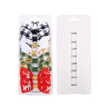 Pcs/set New Cute Christmas Hair Clips For Sweet Girls Boutique Red Bowknot Hairpins Barrettes Headwear Kids Hair