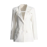 Wind 2025 Autumn New Fashion Lapel Splicing Slim Version Of A Small Suit Jacket