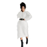 Zingj New Women's Long Tassel Edge Wool