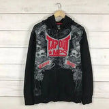 Zipper Hoodie Vintage Street Hip-Hop Loose Printing Spring And Autumn Oversiz 211-1-Outfit