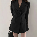 Jacket Female Design Spring And Autumn Slim Suit Women's Suit Korean Version Of The British Style Temperament Small Short