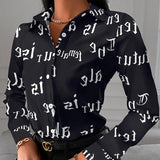 Turn-down Collar Elegant Women Blouse Casual Button Long Sleeve Autumn Tops Blusas Lady Chain Leopard Print Office