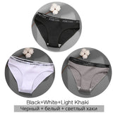 Cotton Women's Panties Panty Sexy Panties Female Underpants Solid Color Panty Intimates Women Lingerie