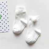 0 to 4 Yrs Ruffle Edge Non-Skid Cotton Socks with Grip For Kids Toddlers Baby Girl Boneless Socks Four Seasons