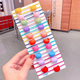 New Girls Cute Colorful Cartoon Scrunchies Ponytail Holder Hair Bands Kids Lovely Headband Fashion Hair