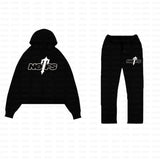 Tide Brand NOFS Printing Sports Suit Retro Loose Hooded Sweater Autumn And Winter Men's And Women's Casual