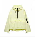 Women's 2025 New Three-Proof Fabric Hooded Multi-Color Jacket Jacket
