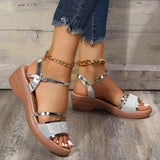 Zingj 2024 New Large Size Fish Mouth Women's Shoes Wedge Women's