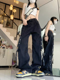 American Style Retro Cargo JeansOutfit