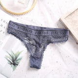 Thong Sexy Lace Panties Perspective Underwear Lingerie Panties Floral Lace Underpants Solid Color Briefs for Female