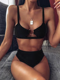 Zingj 2023 Swimsuit Ladies Split Swimsuit Leopard Print Bikini New
