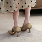 Mary Jane Shoes Spring 2025 New Niche Skirt With Square Head Shallow Thin Heel Temperament High Heel
