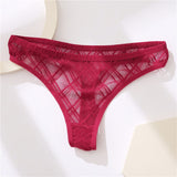 Women's Underwear Panties Transparent Cotton Sexy Thong Soft Low-waist G-String Breathable Comfortable Fashion