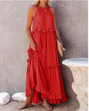 Hot New Summer Women's New Temperament Long Drag Skirt Skirt Dress