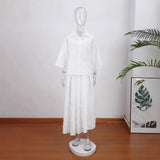 2025 New Women's Fashion Simple Retro Locomotive Jacket Collar Long Sleeve Short