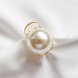 Mini Round Pearl Hair Clips for Women Girls Hair Claw Chic Barrettes Claw Crab Hairpins Styling Fashion Hair