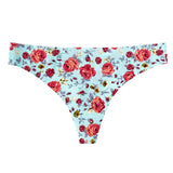 New Sexy Flowers Lingerie Woman Knickers Low-waist Panties Thong Seamless Breathable Underwear Female G String